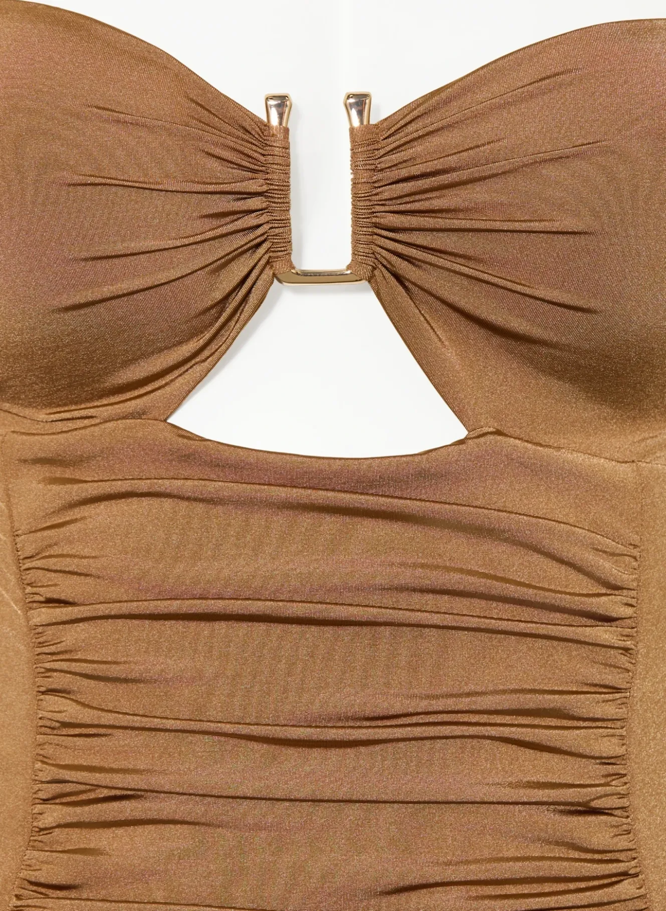 Bandeau-Badeanzug BCHCURVA mit Cut-out