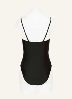 Bandeau-Badeanzug mit Cut-outs