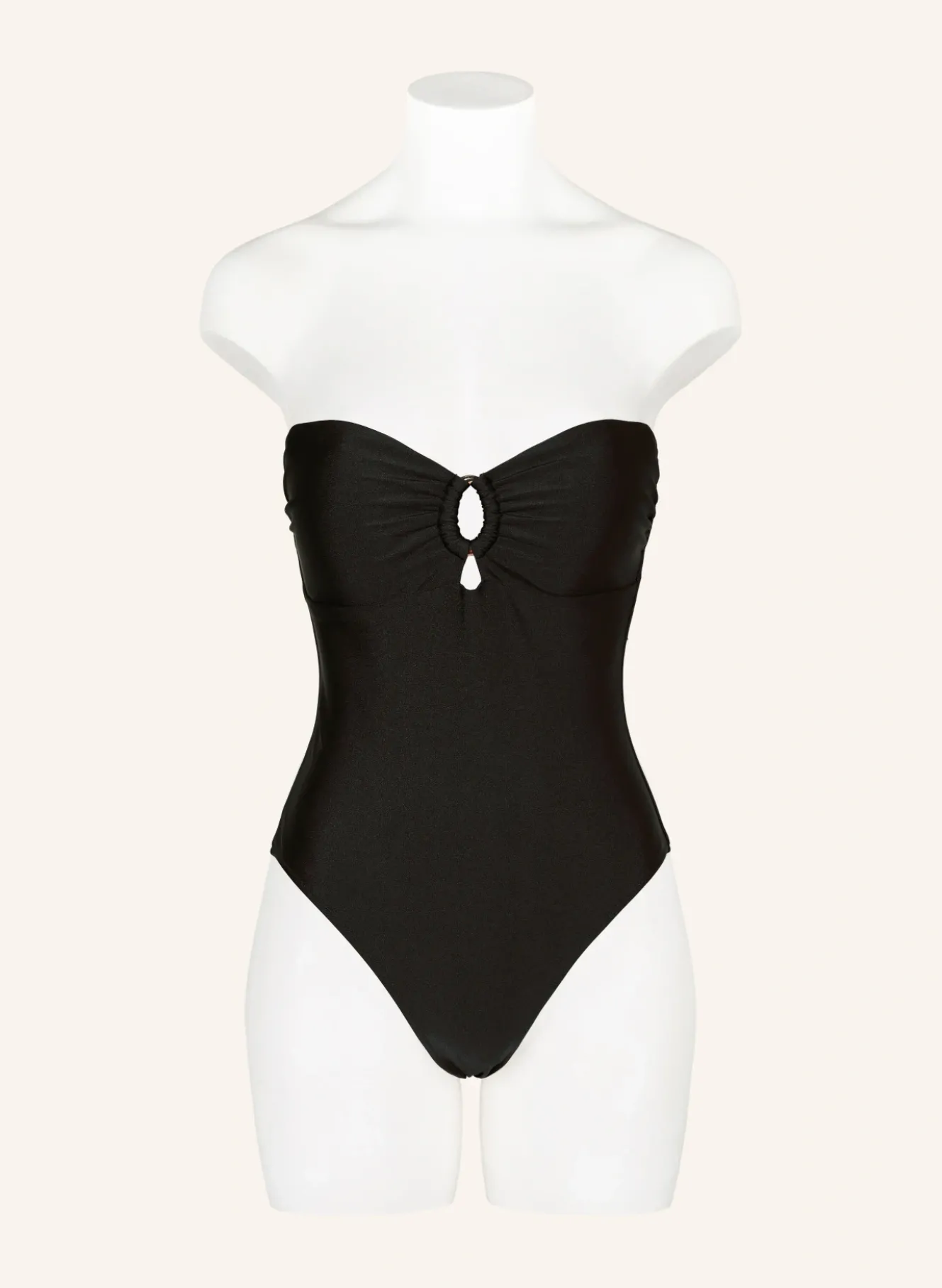Bandeau-Badeanzug mit Cut-outs