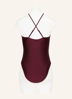 Bandeau-Badeanzug mit Cut-outs