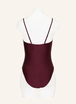 Bandeau-Badeanzug mit Cut-outs