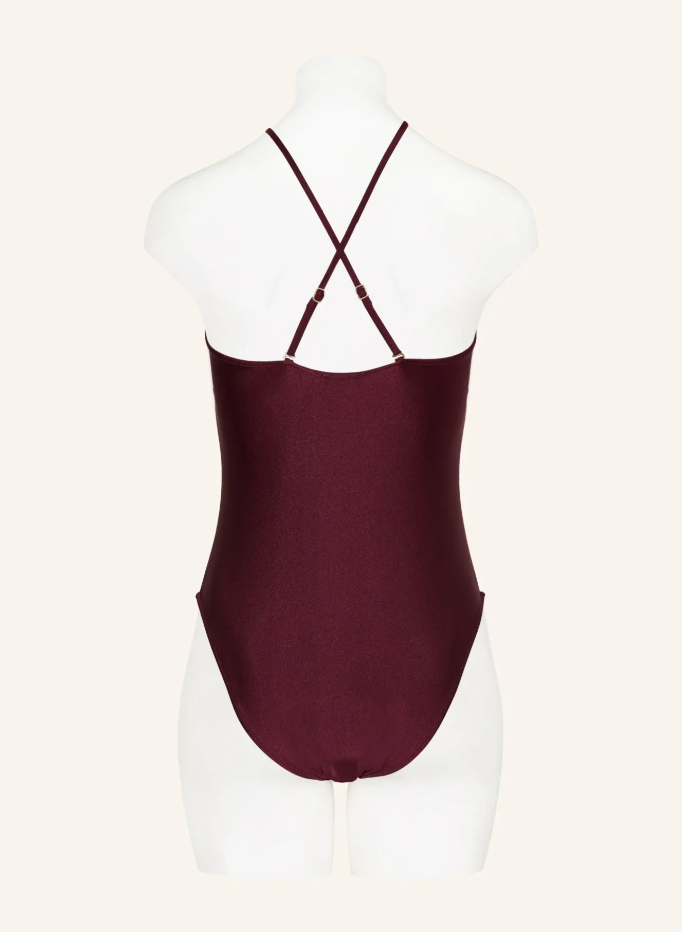 Bandeau-Badeanzug mit Cut-outs