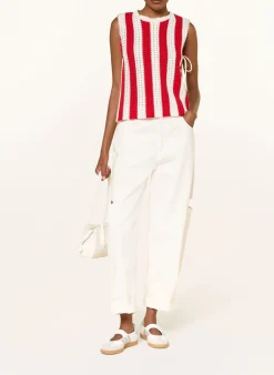 Barrel Jeans mit Cut-outs