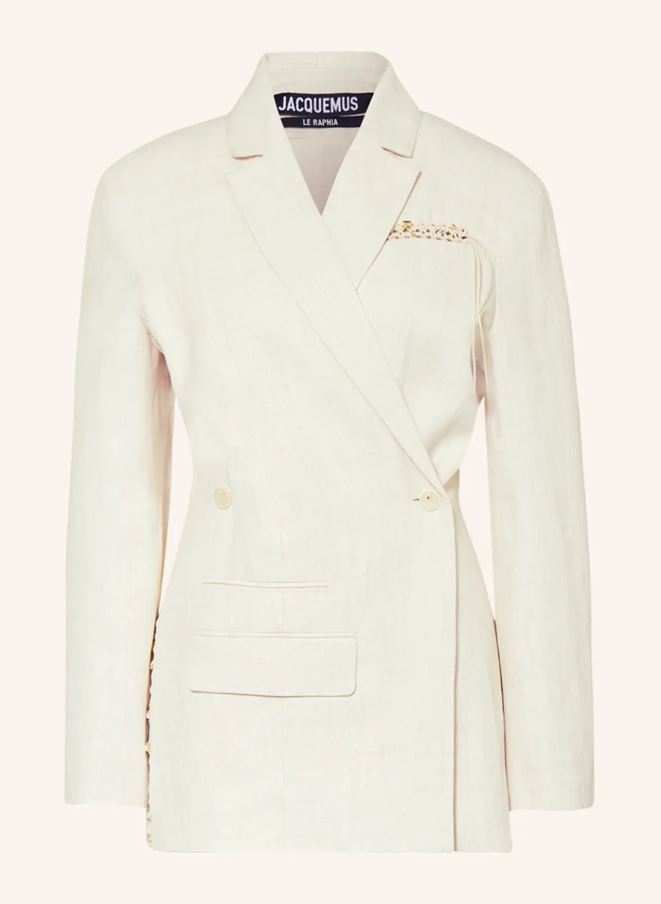 Blazer LA VESTE TIBAU BRODEE mit Leinen