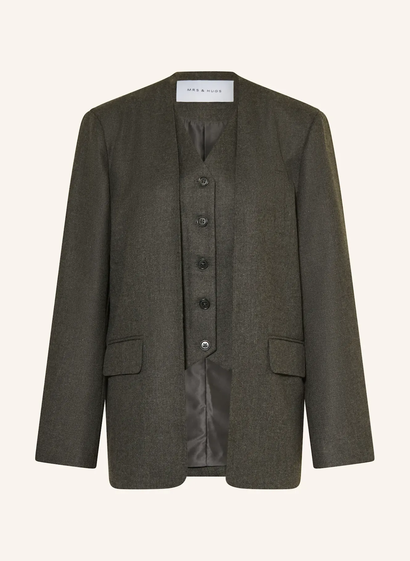 Blazer mit Blende