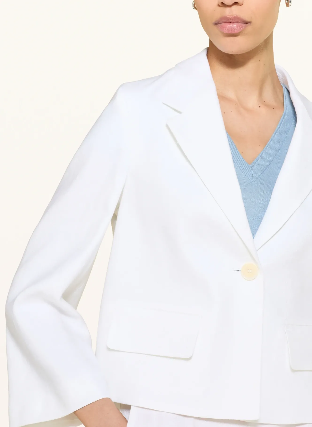 Blazer mit Leinen
