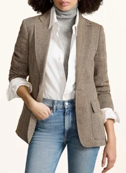 Blazer mit Leinen