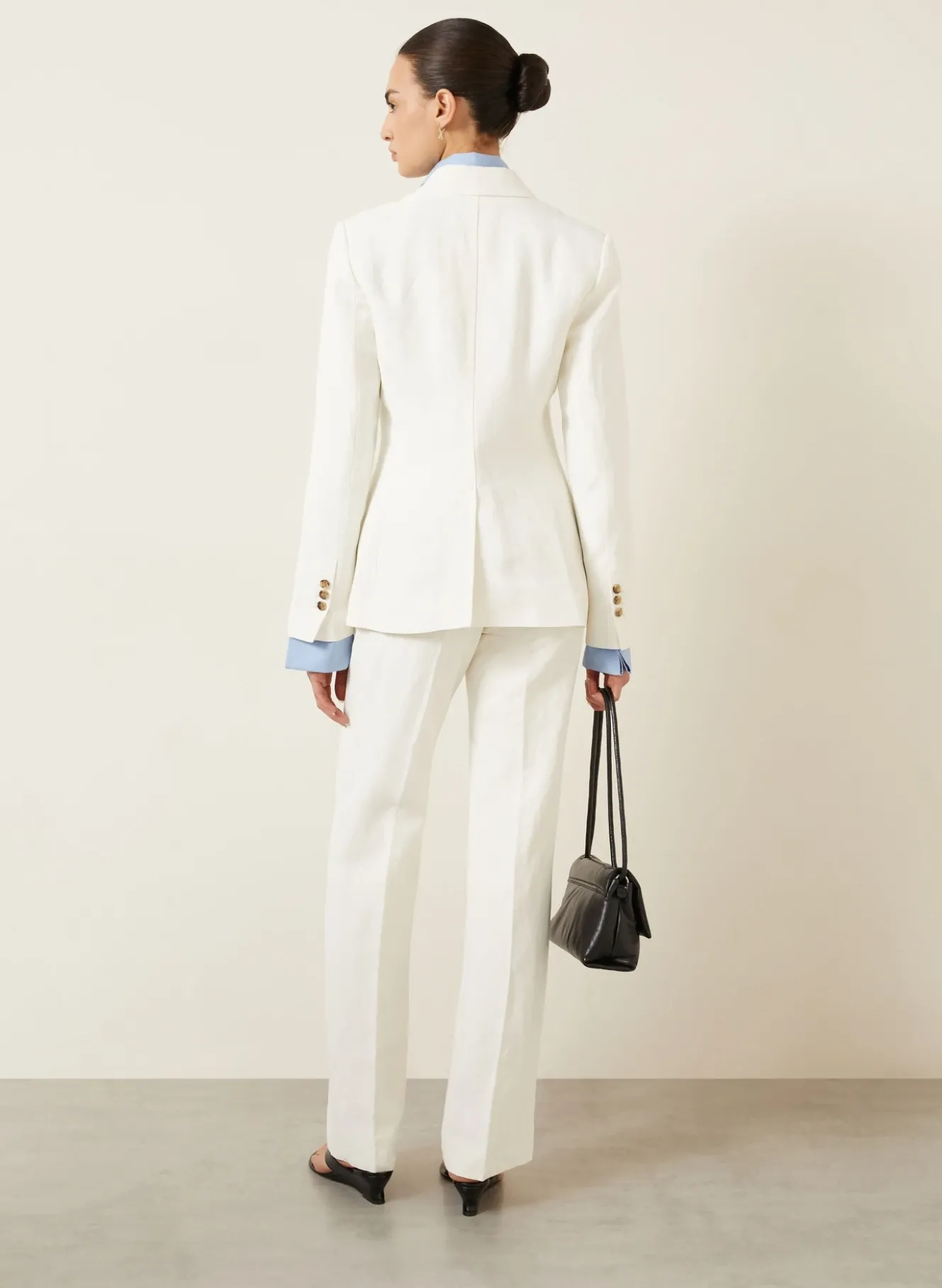Blazer mit Leinen