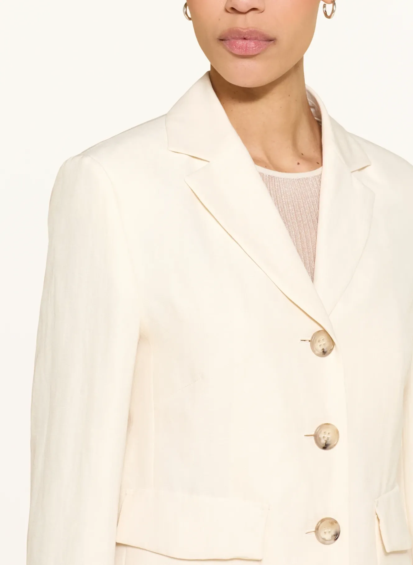 Blazer mit Leinen