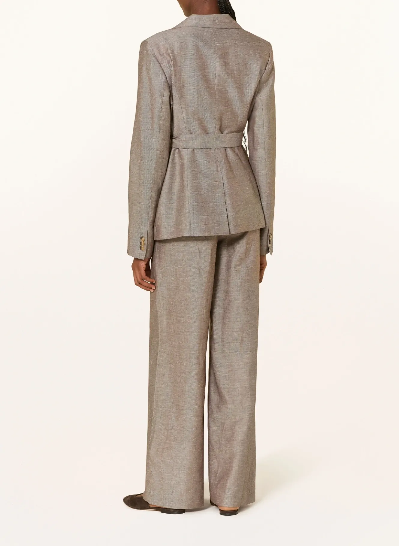 Blazer mit Leinen