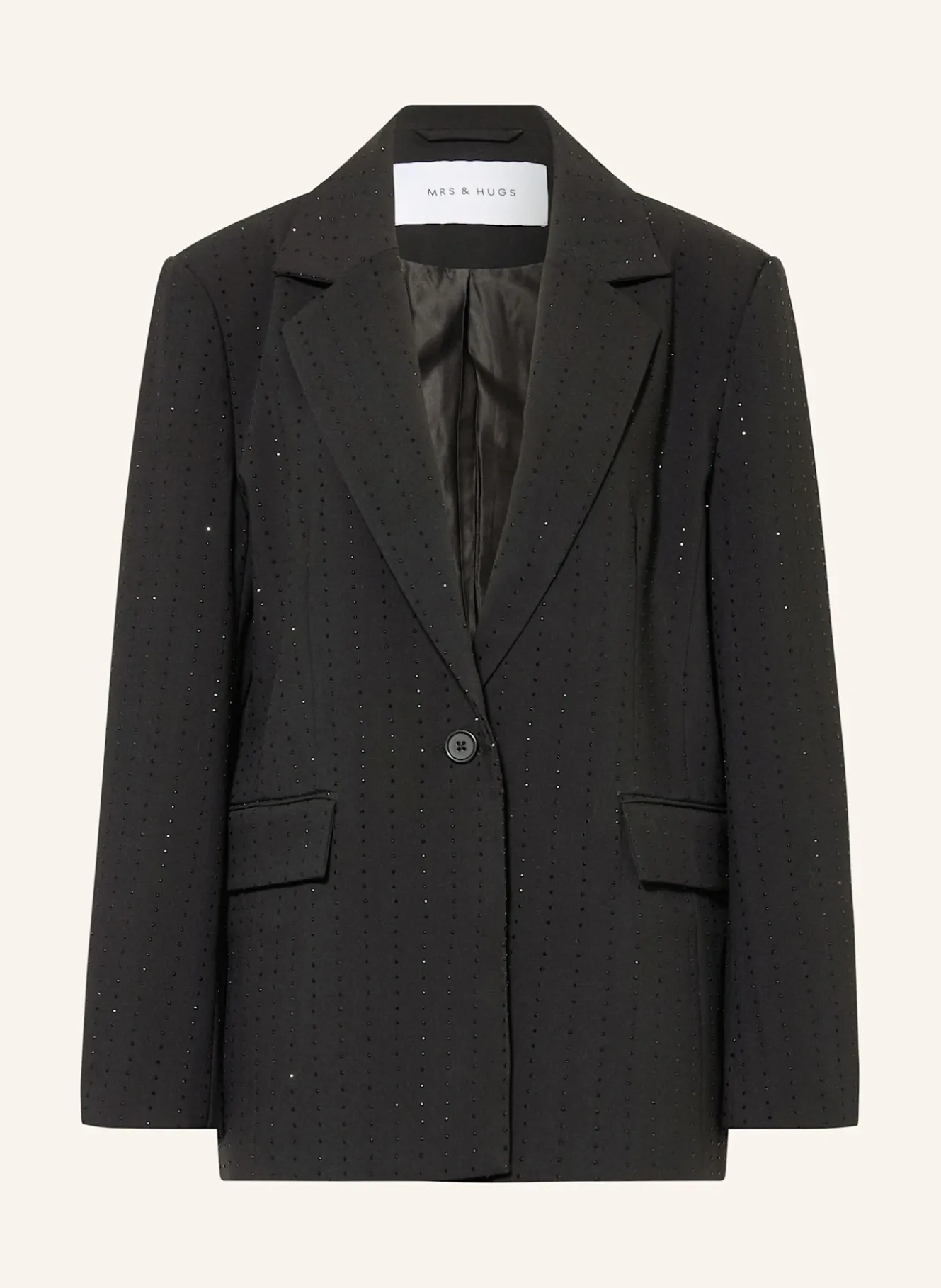 Blazer mit Schmucksteinen