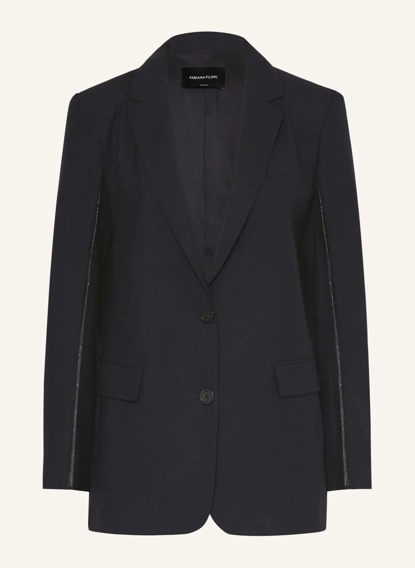 Blazer mit Schmucksteinen
