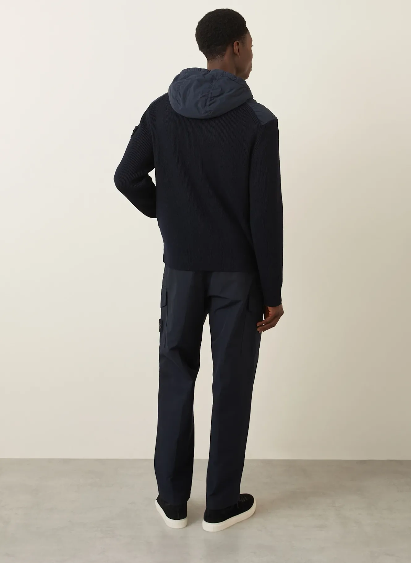 Blouson GHOST im Materialmix