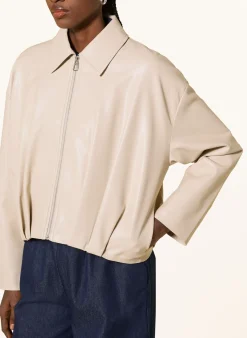Blouson in Lederoptik