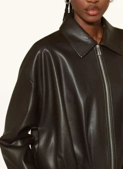 Blouson in Lederoptik