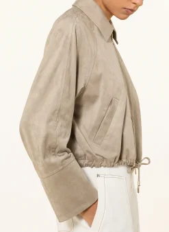 Blouson in Lederoptik