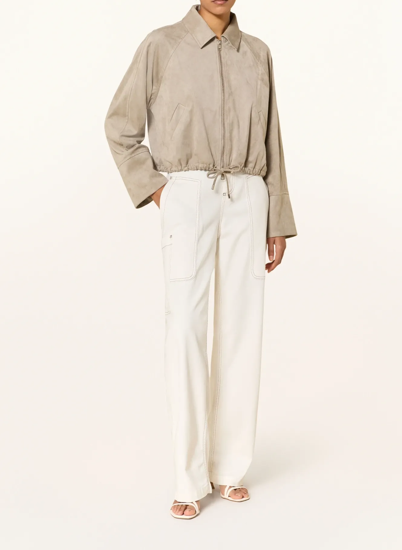 Blouson in Lederoptik