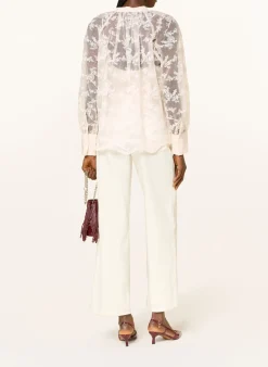 Bluse aus Spitze