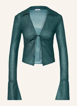 Bluse LUMIÈRE mit Glitzergarn