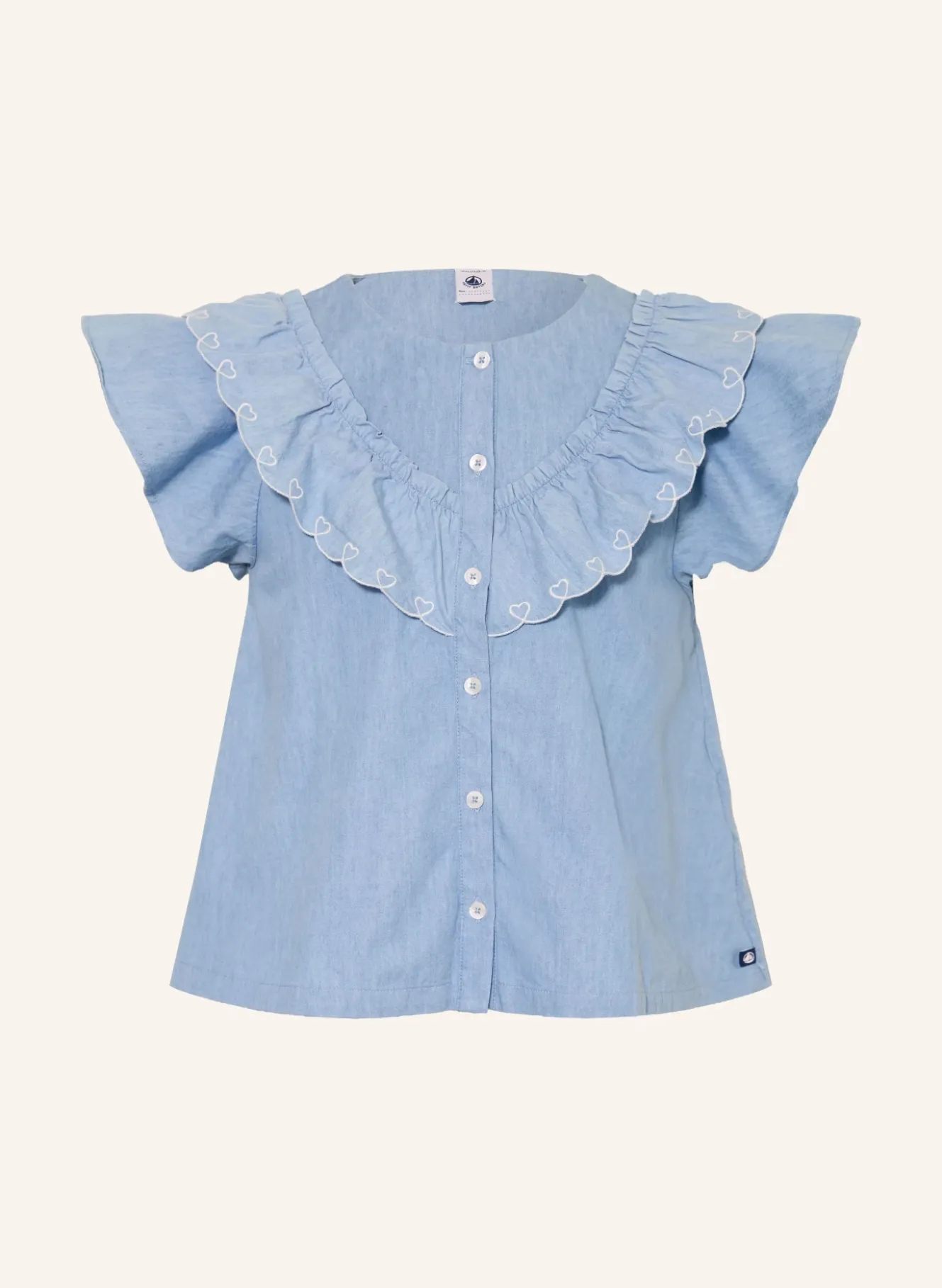 Bluse mit Rüschen