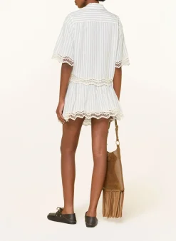 Bluse mit Spitze
