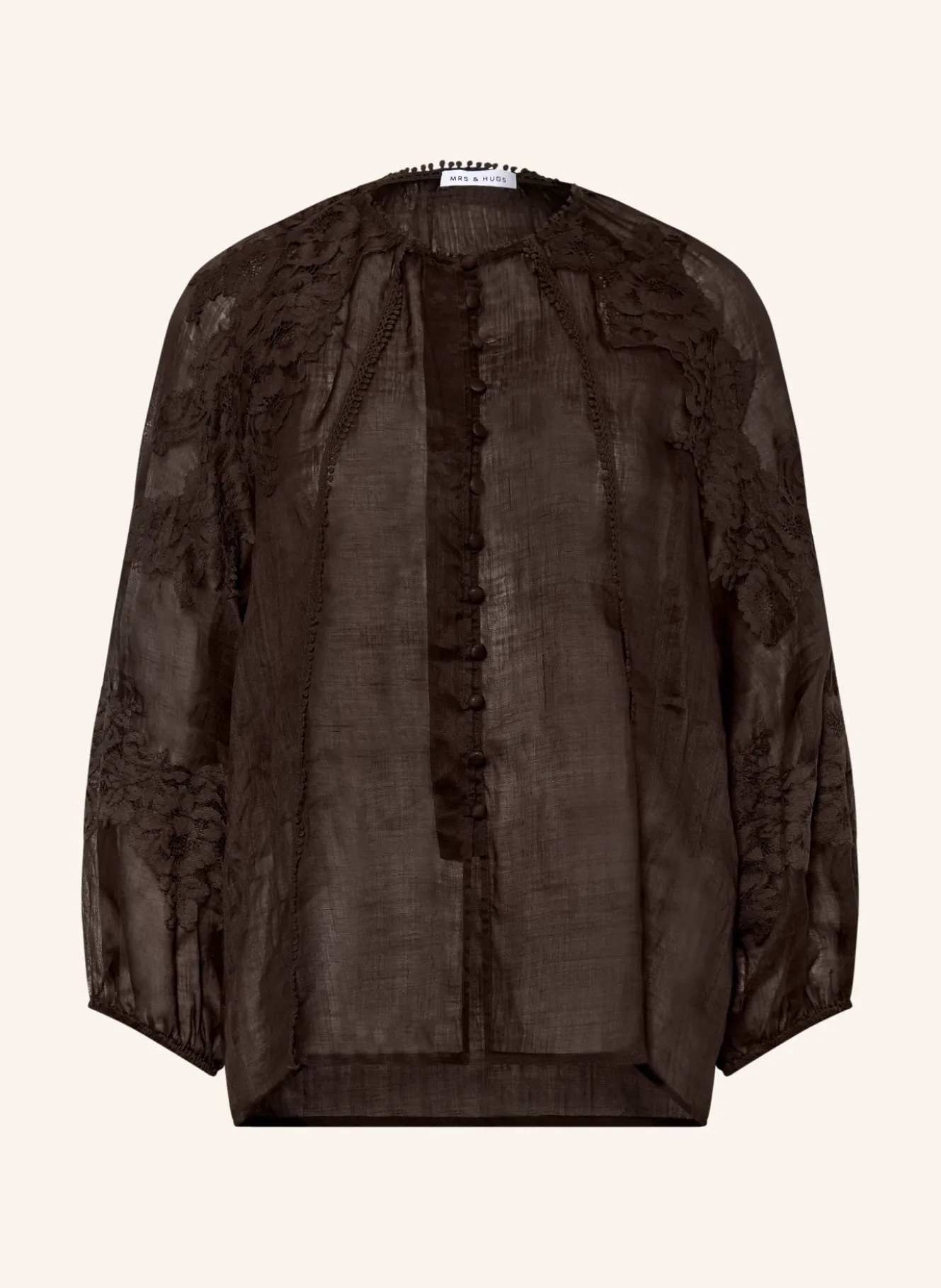 Bluse mit Spitze