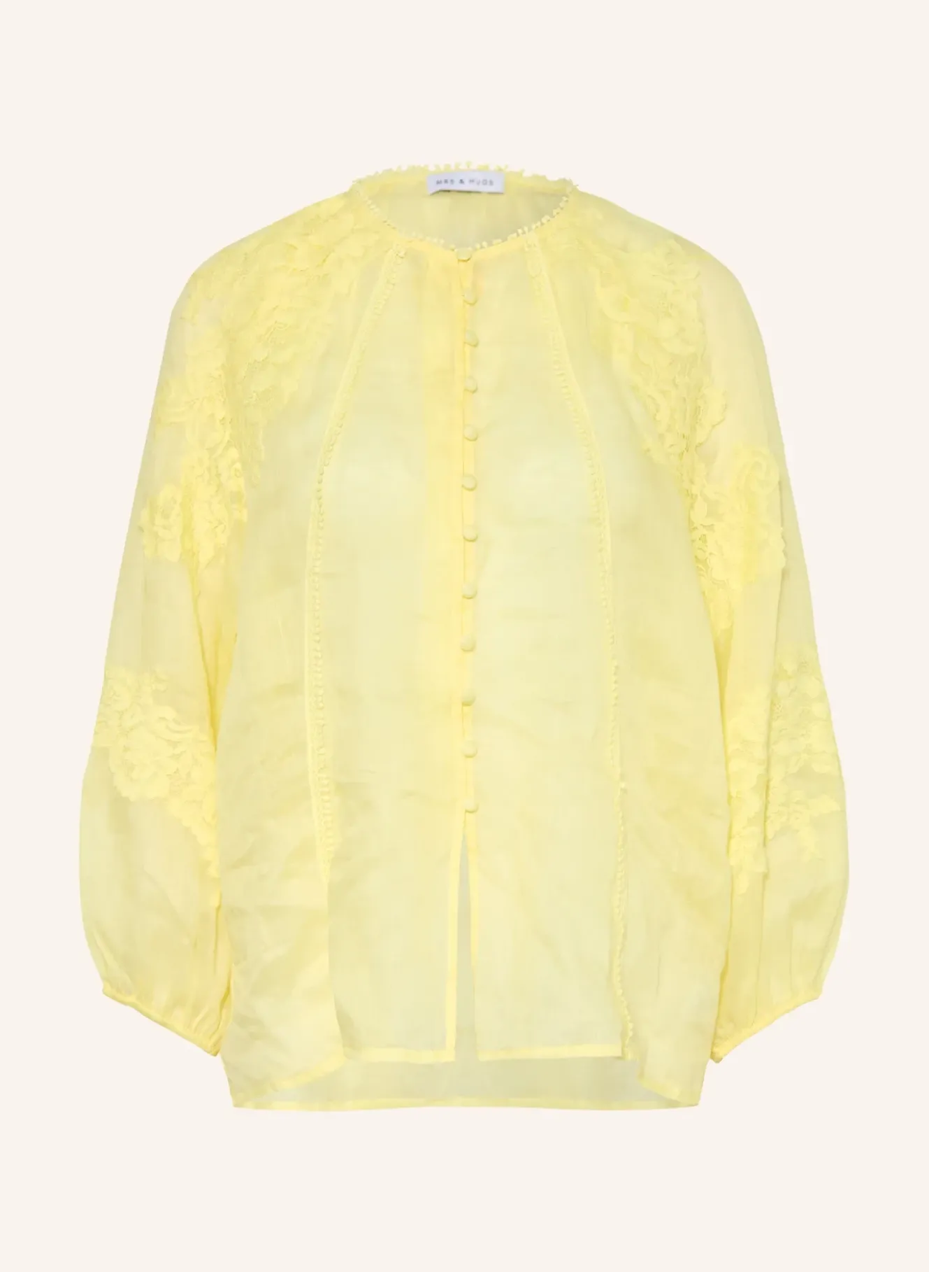 Bluse mit Spitze