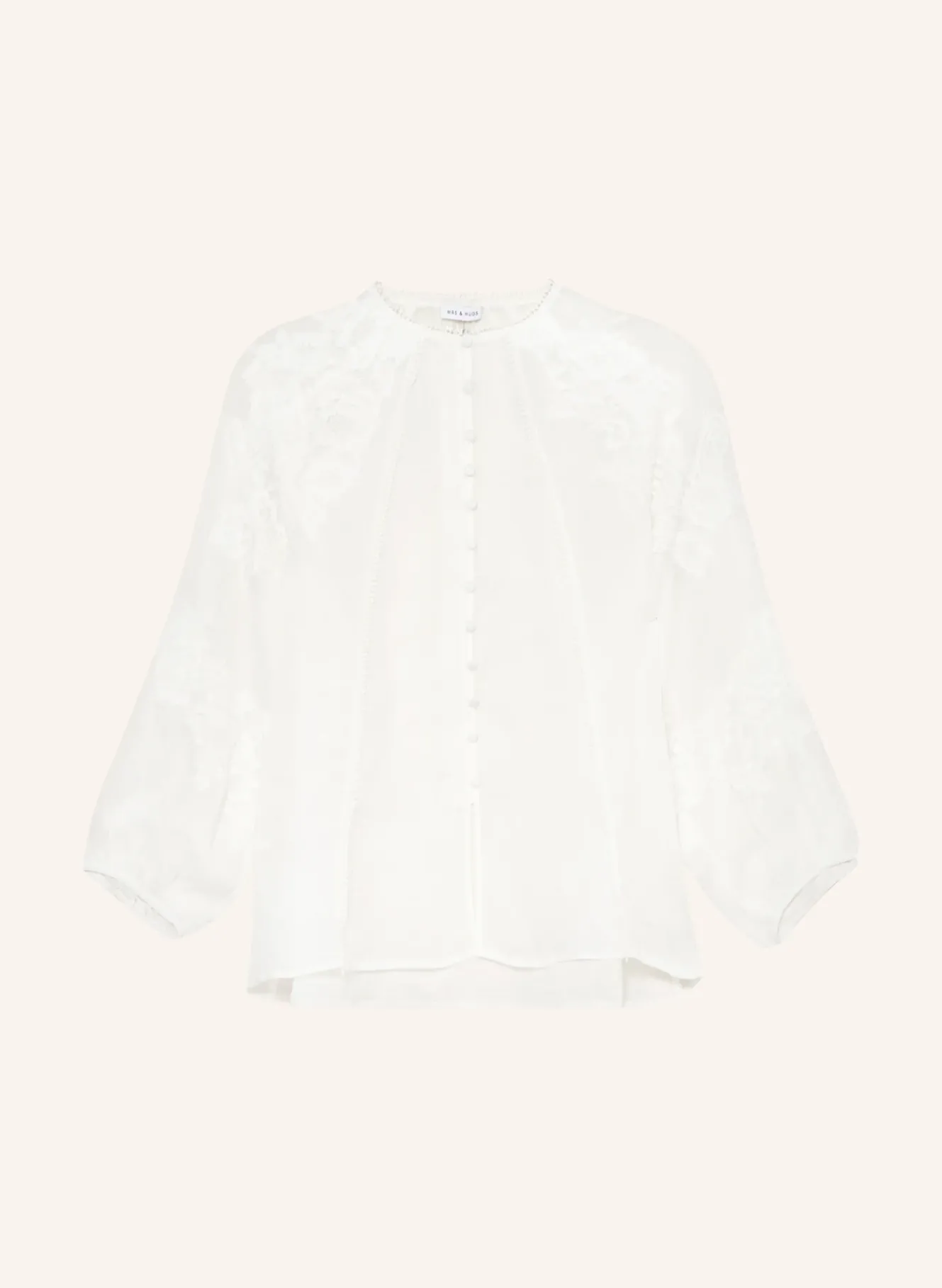 Bluse mit Spitze