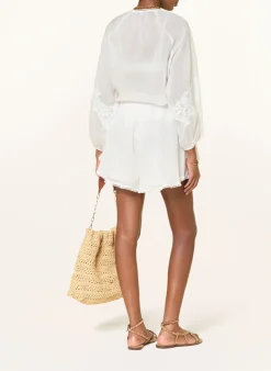 Bluse mit Spitze
