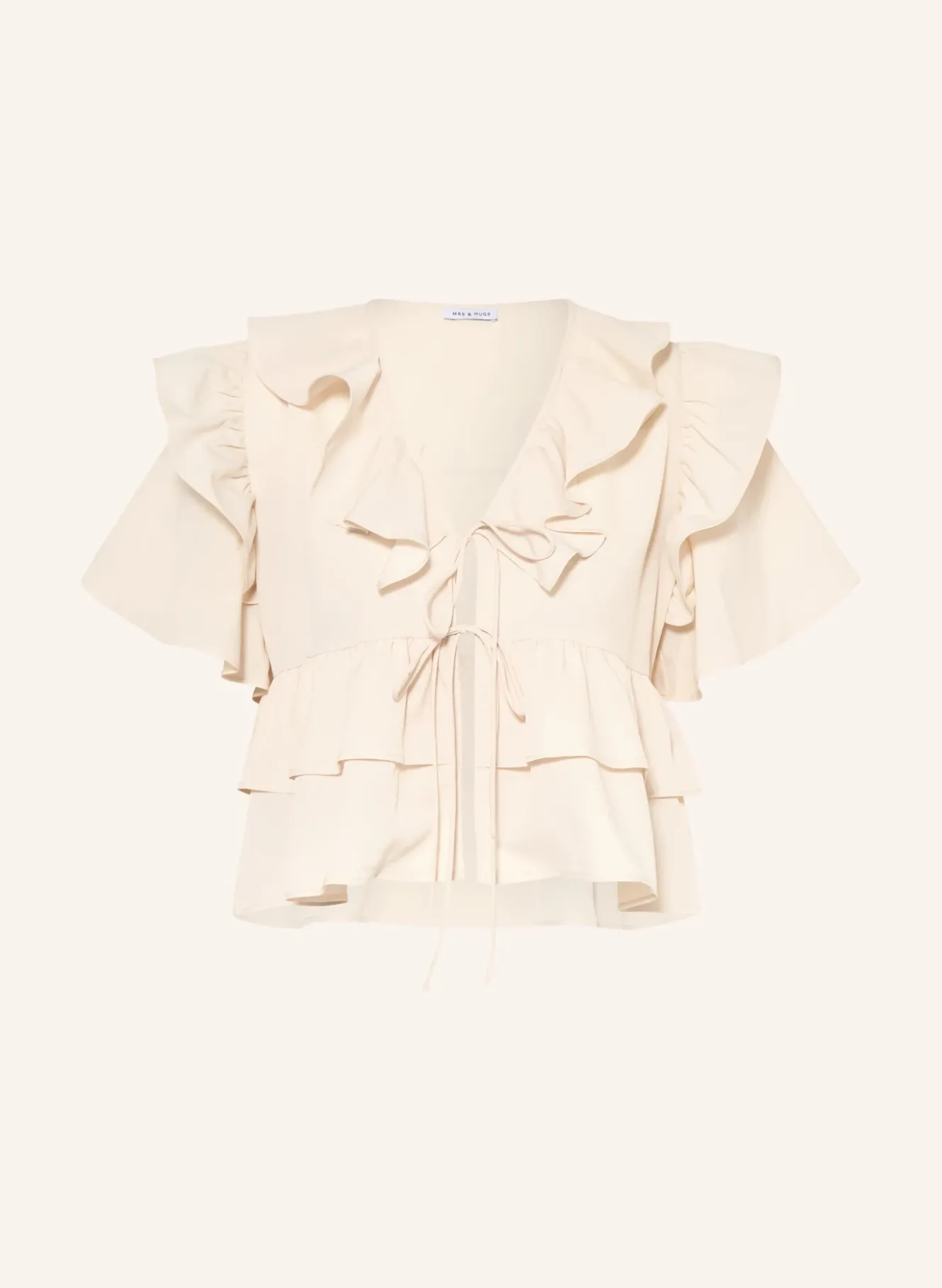 Bluse mit Volants