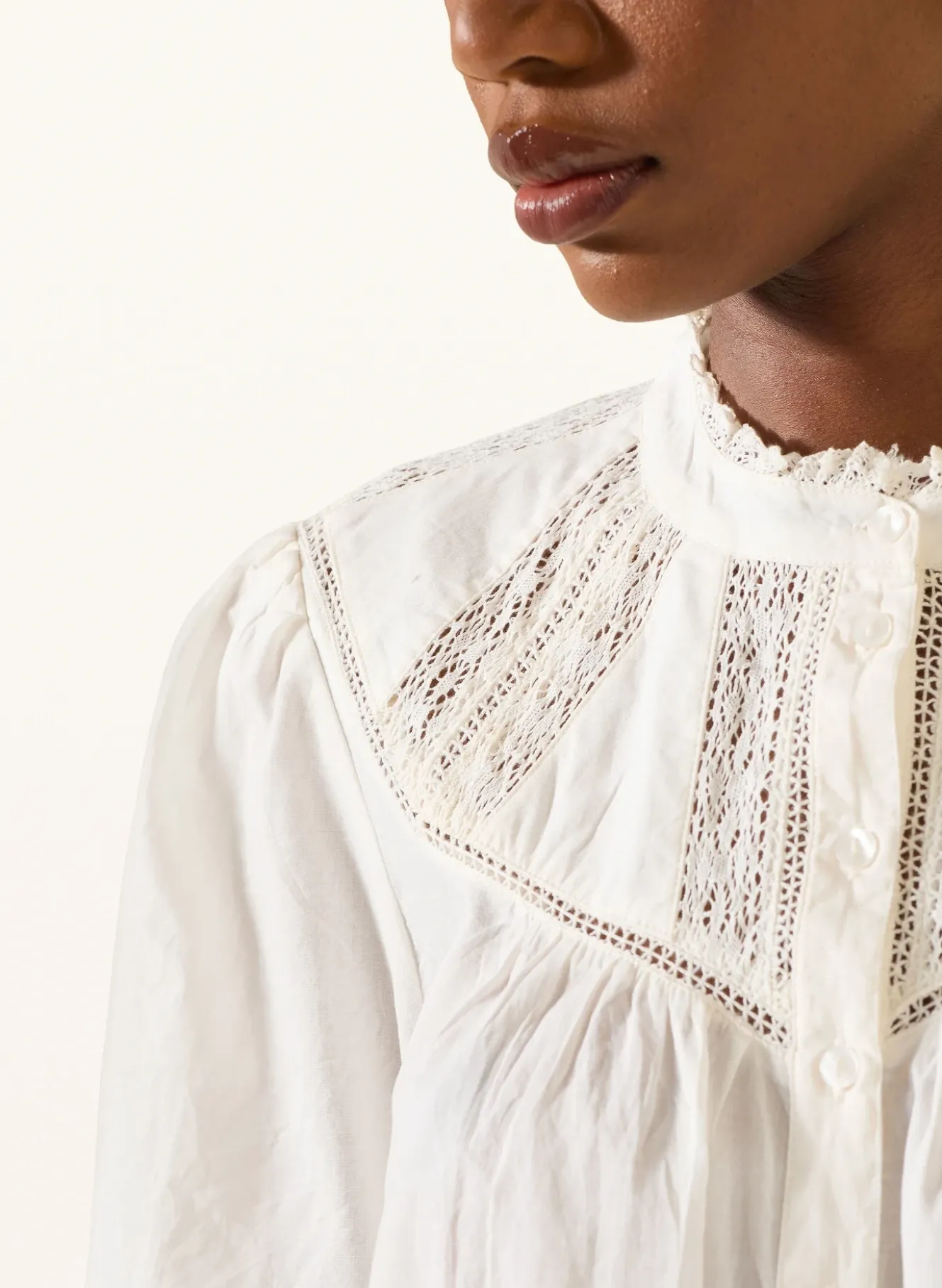 Bluse NELLA mit Spitze
