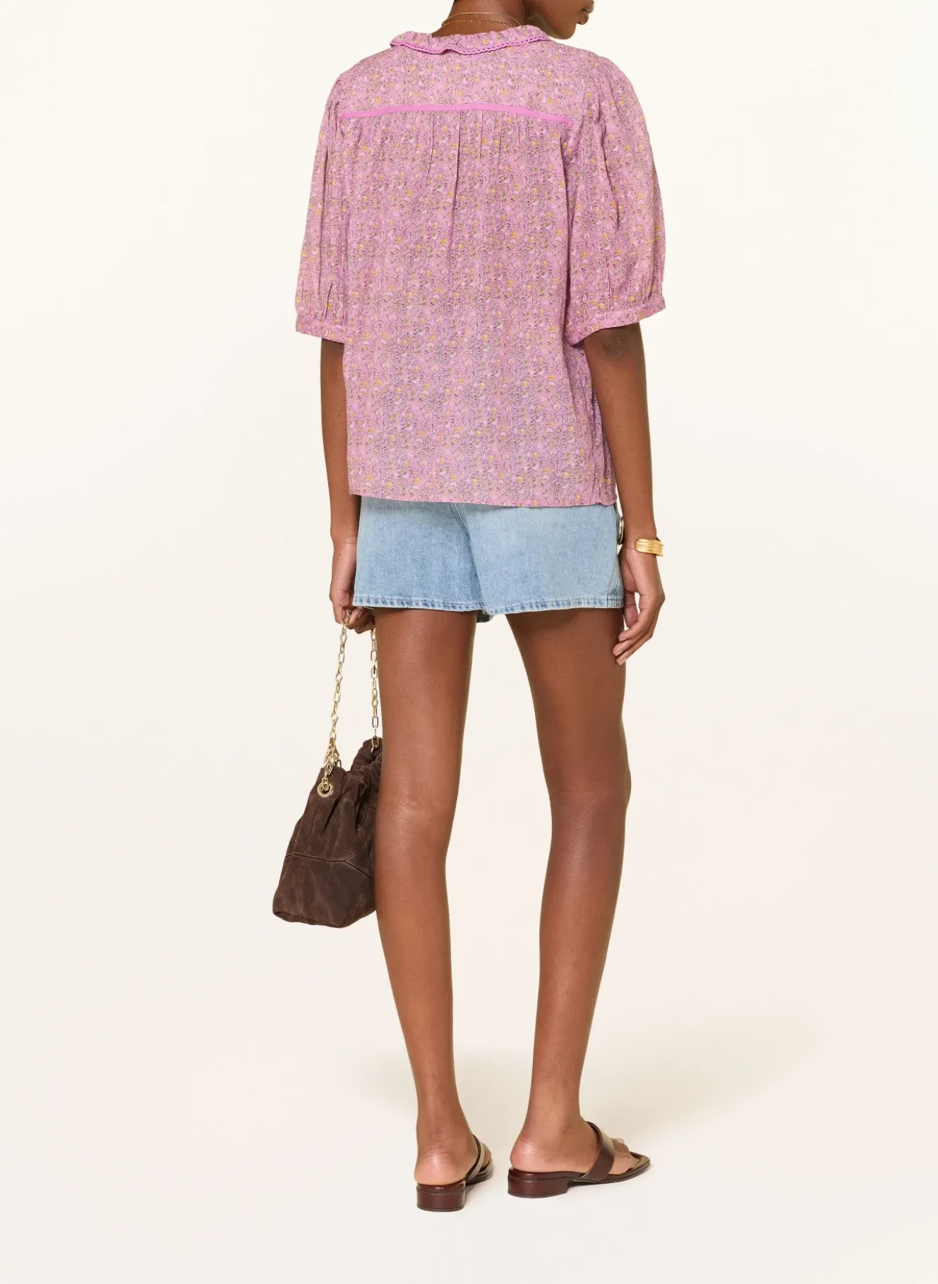 Bluse PHYSALYS mit Rüschen