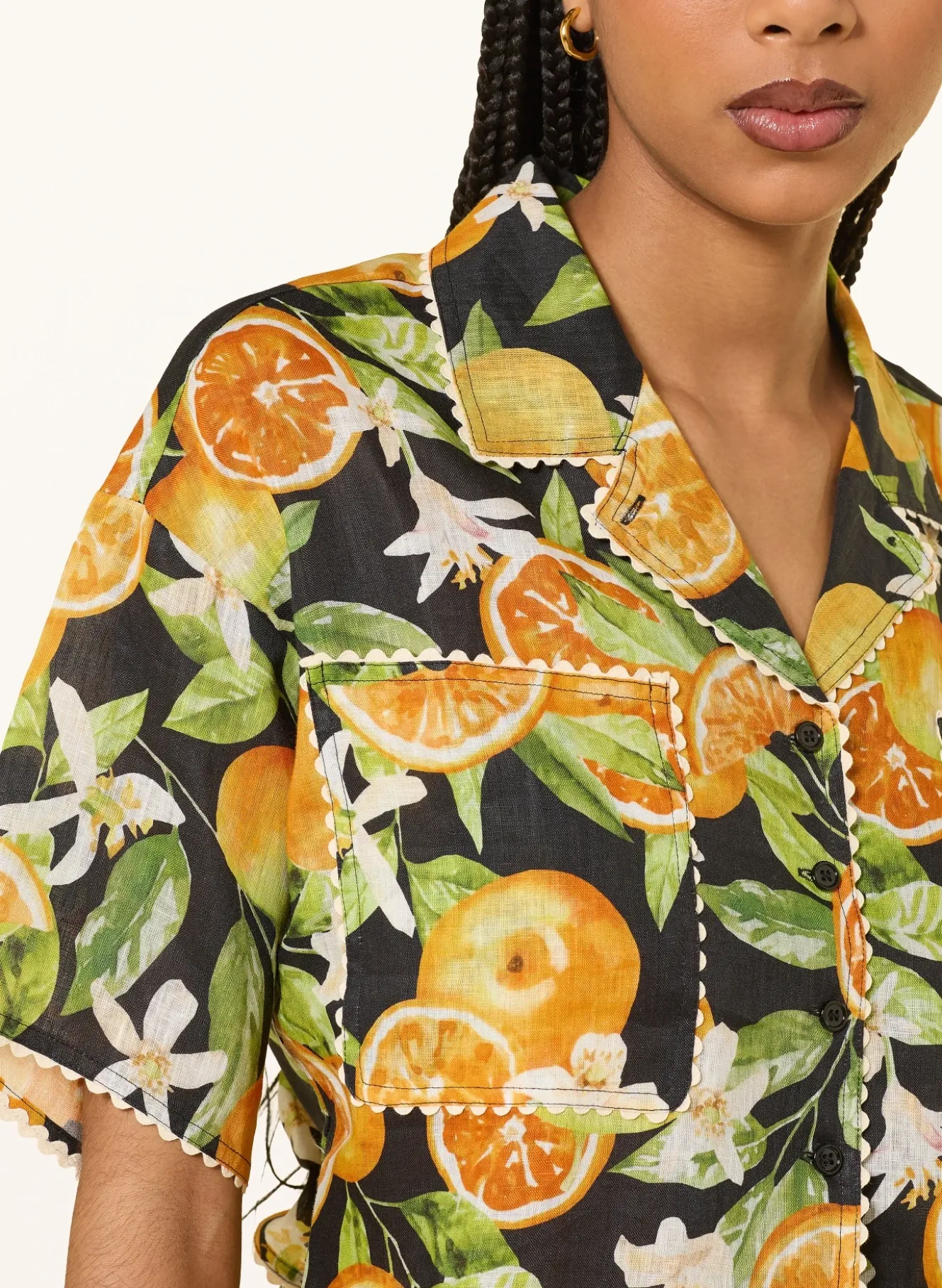 Blusenshirt aus Leinen