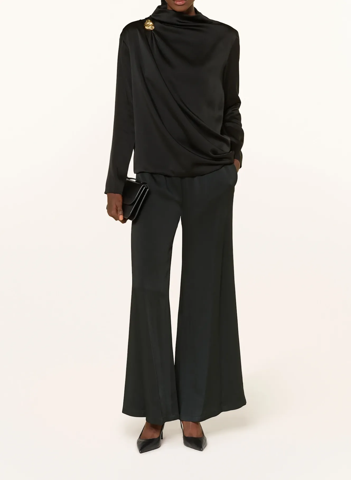 Blusenshirt aus Satin