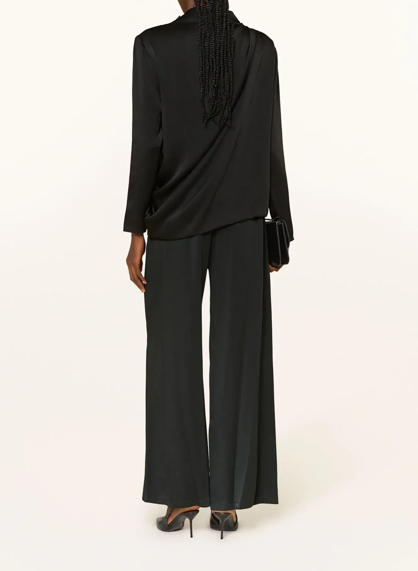 Blusenshirt aus Satin