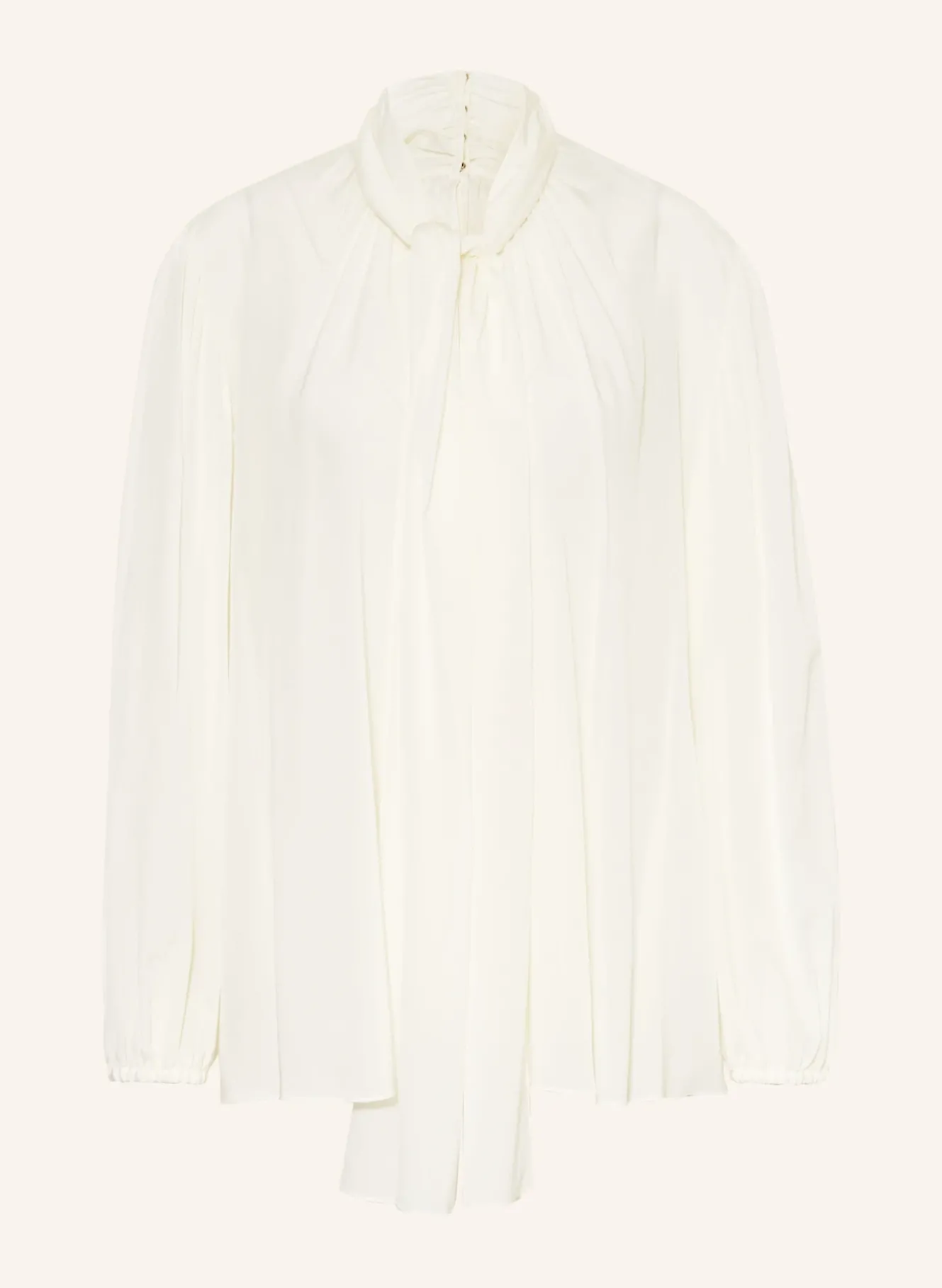 Blusenshirt aus Seide mit Schluppe