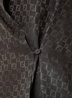 Blusenshirt CAMICIA CHESS aus Seide