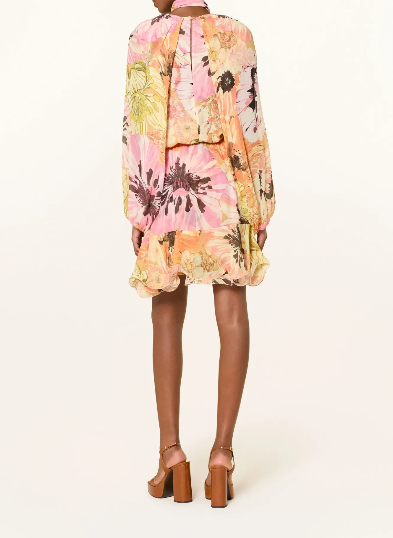Blusenshirt FLORAL DREAM mit abnehmbarer Schluppe