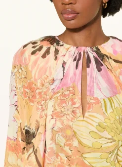 Blusenshirt FLORAL DREAM mit abnehmbarer Schluppe