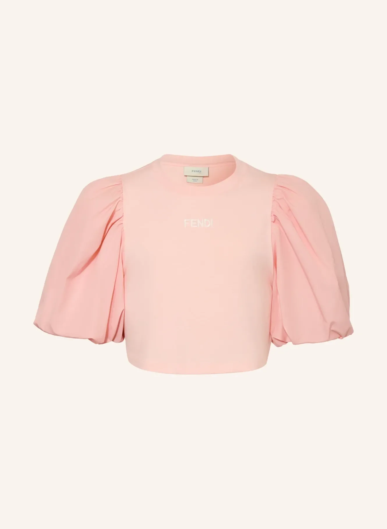 Blusenshirt im Materialmix