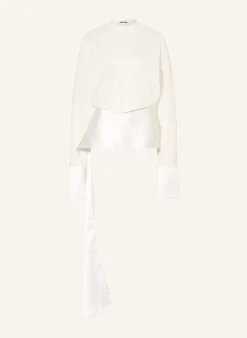 Blusenshirt LUNA im Materialmix