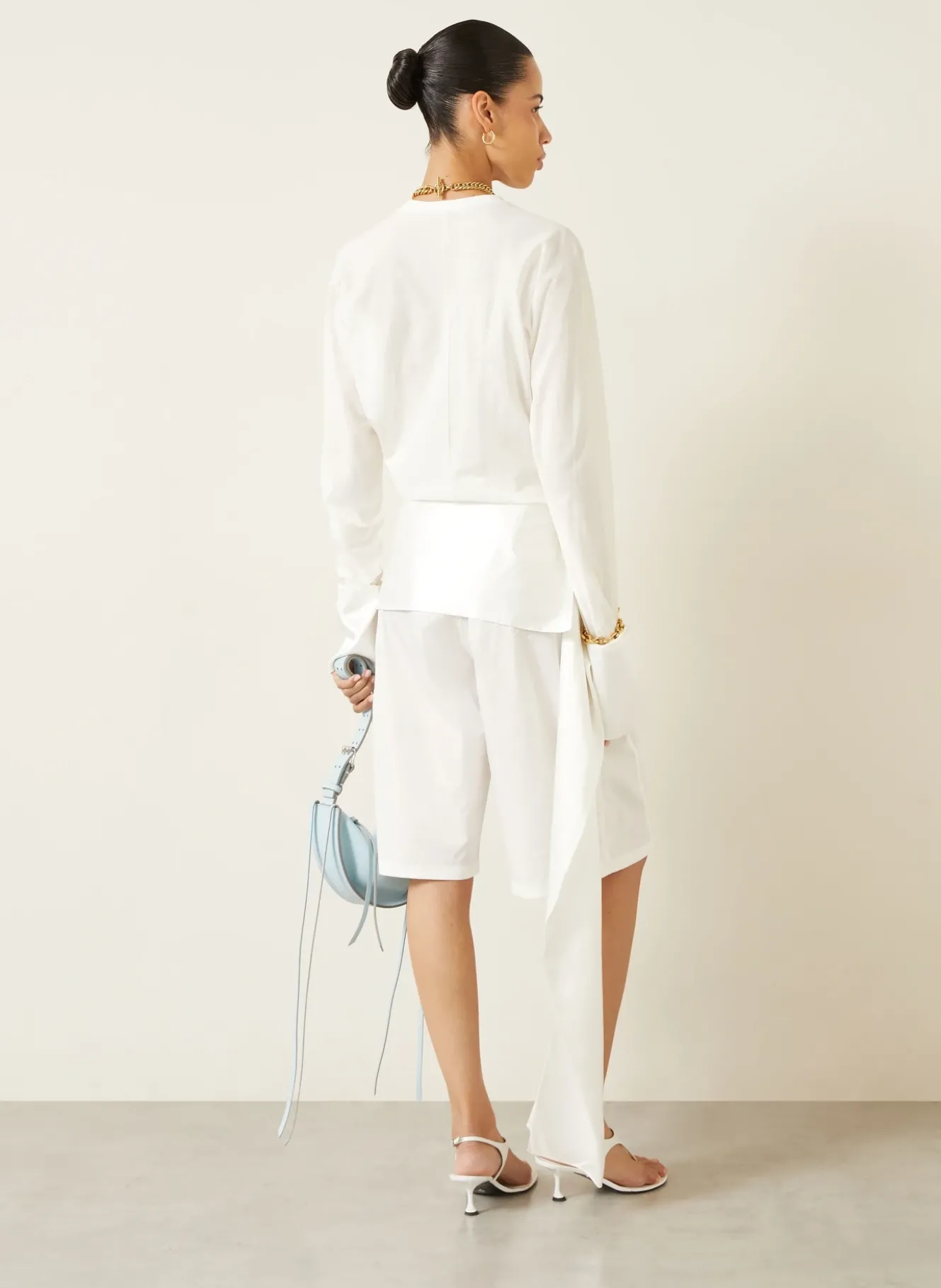 Blusenshirt LUNA im Materialmix