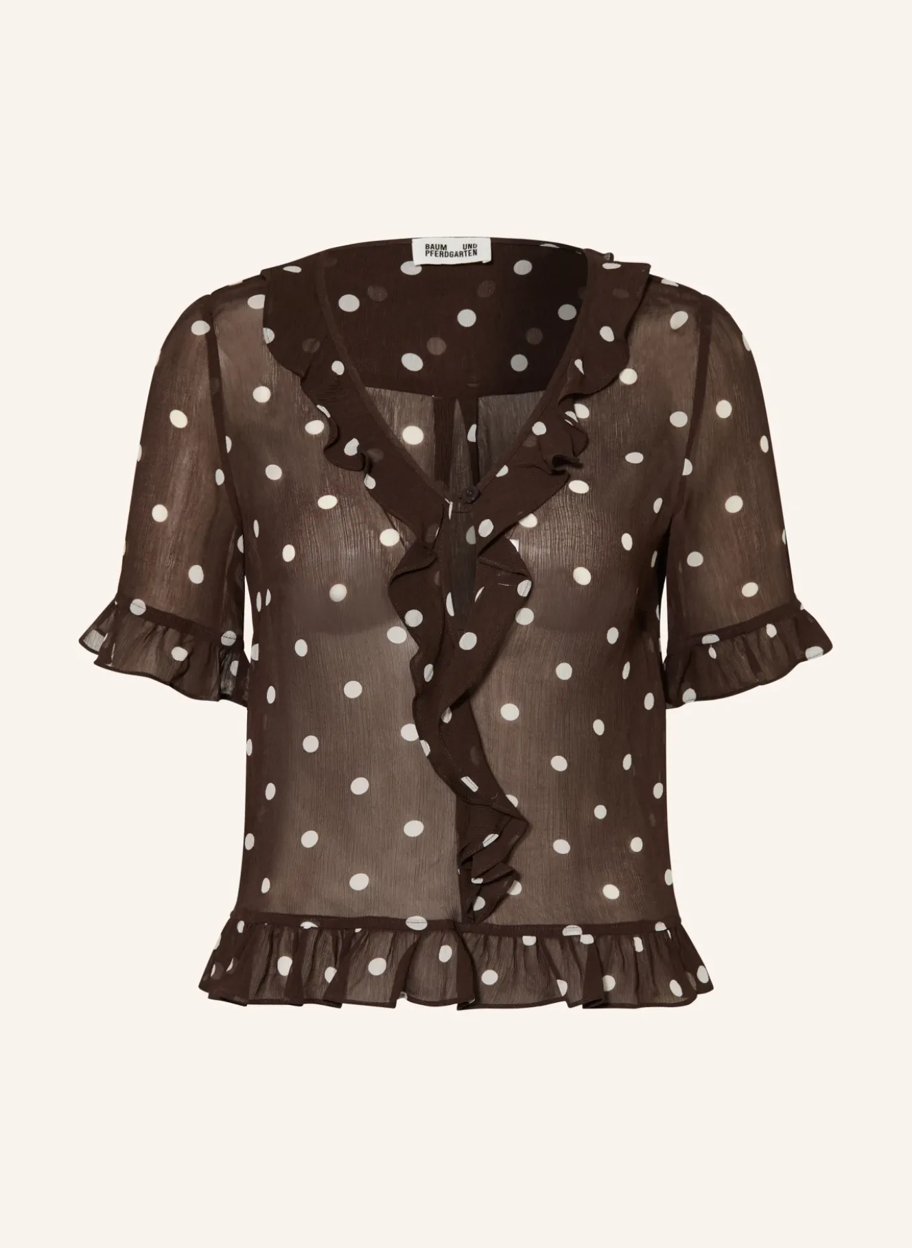 Blusenshirt MADICEN mit Volants und Rüschen