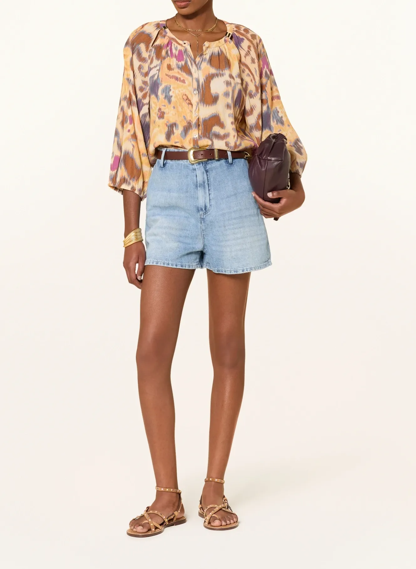 Blusenshirt MAELLE mit 3/4-Arm