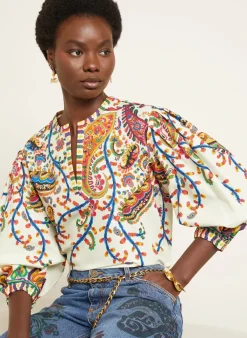 Blusenshirt mit 3/4-Arm