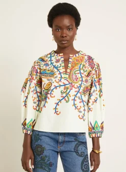 Blusenshirt mit 3/4-Arm