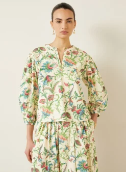 Blusenshirt mit 3/4-Arm