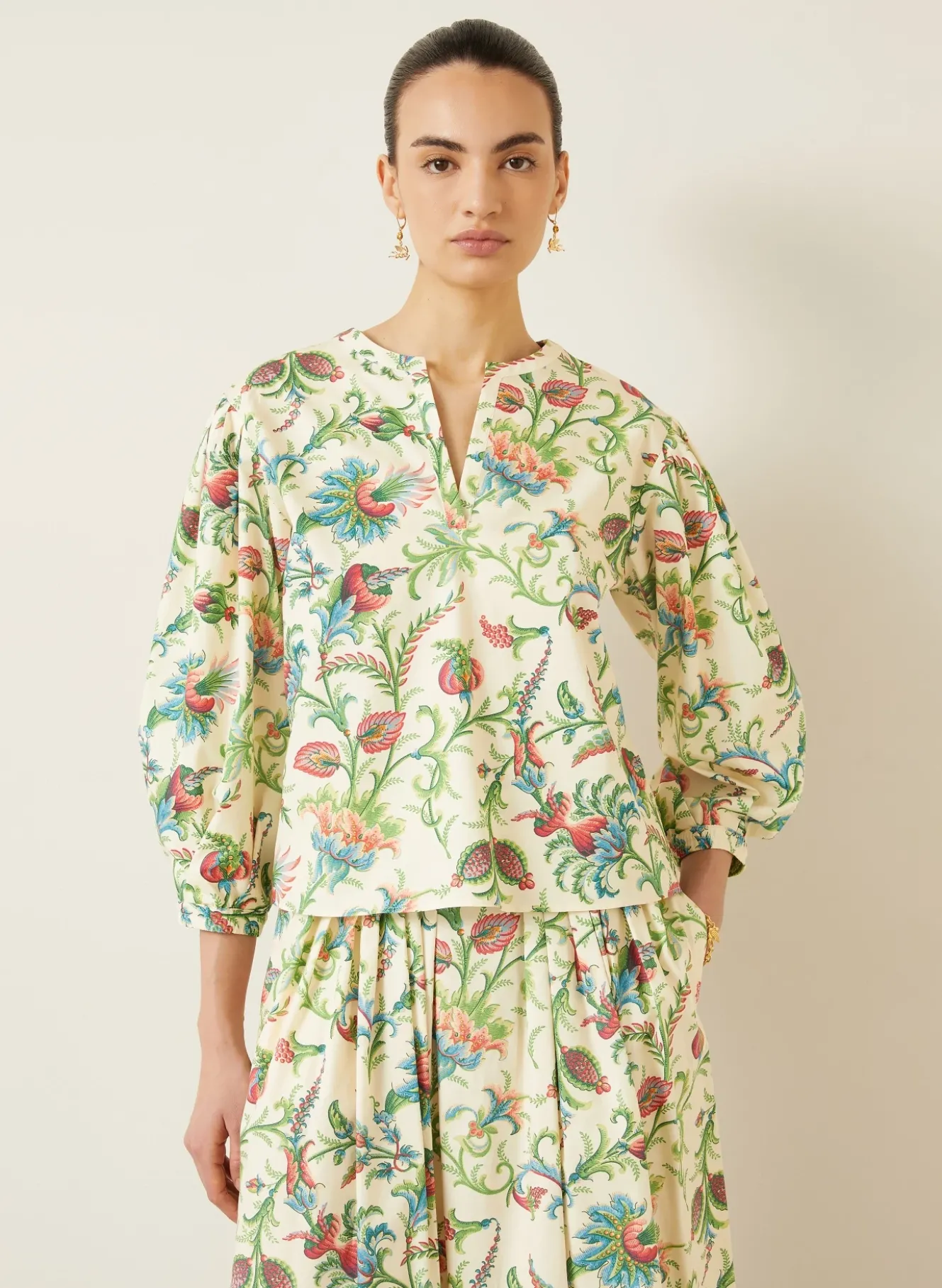 Blusenshirt mit 3/4-Arm