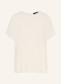 Blusenshirt mit Schmucksteinen und Seide