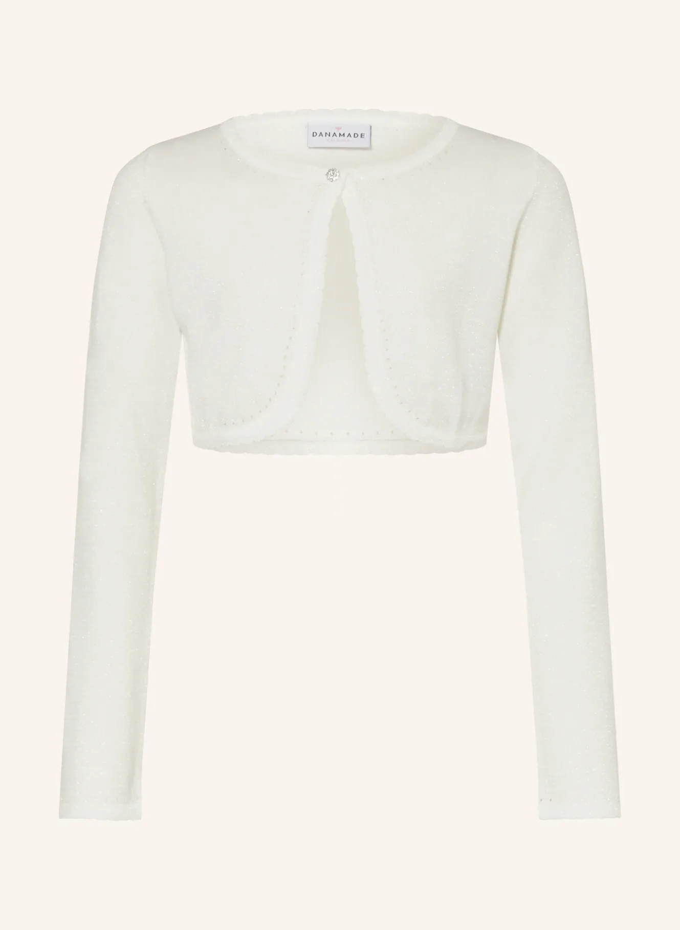 Bolero mit Glanzgarn